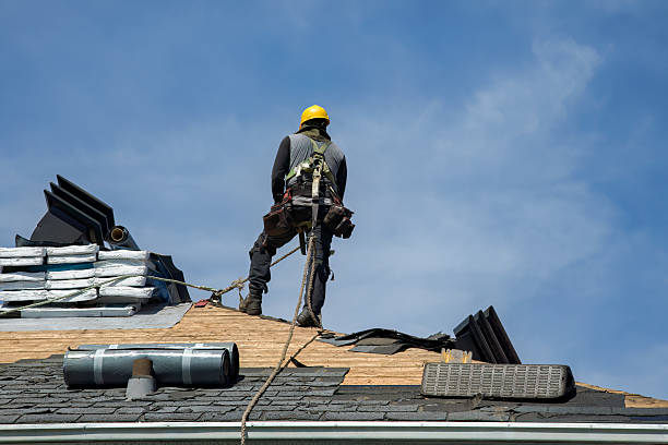 Professional Metal Roofing technician working in Wallisville, TX